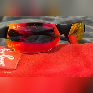 Discontinued Ray-Ban Jr Boys Polarized Sunglasses w Protective Case (RJ9018-S)